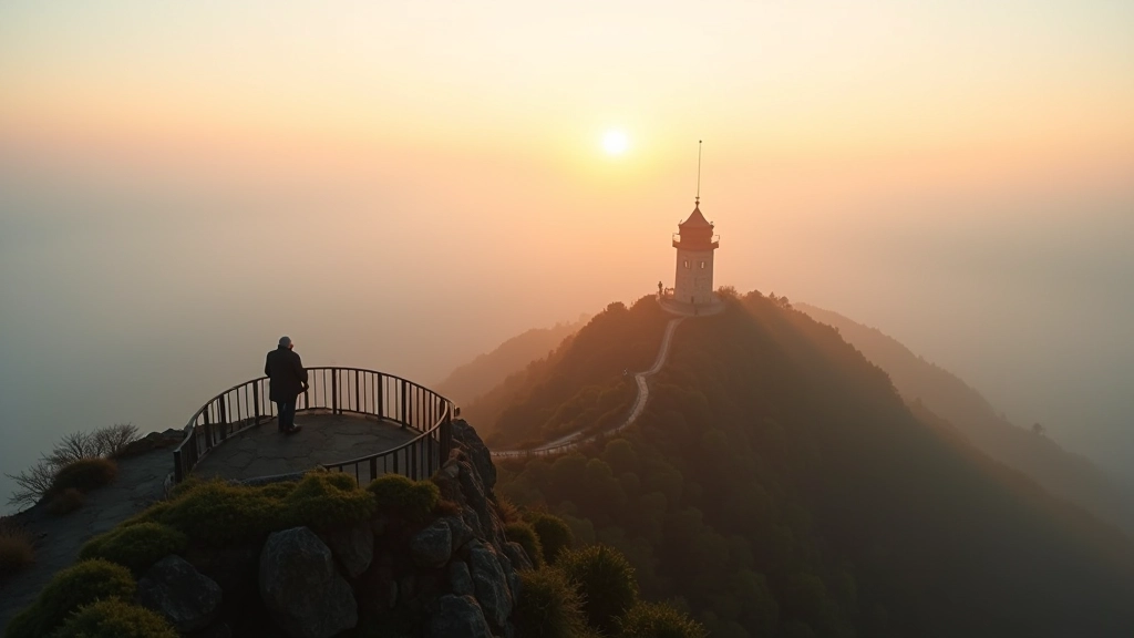 Ještěd věž na horizontu